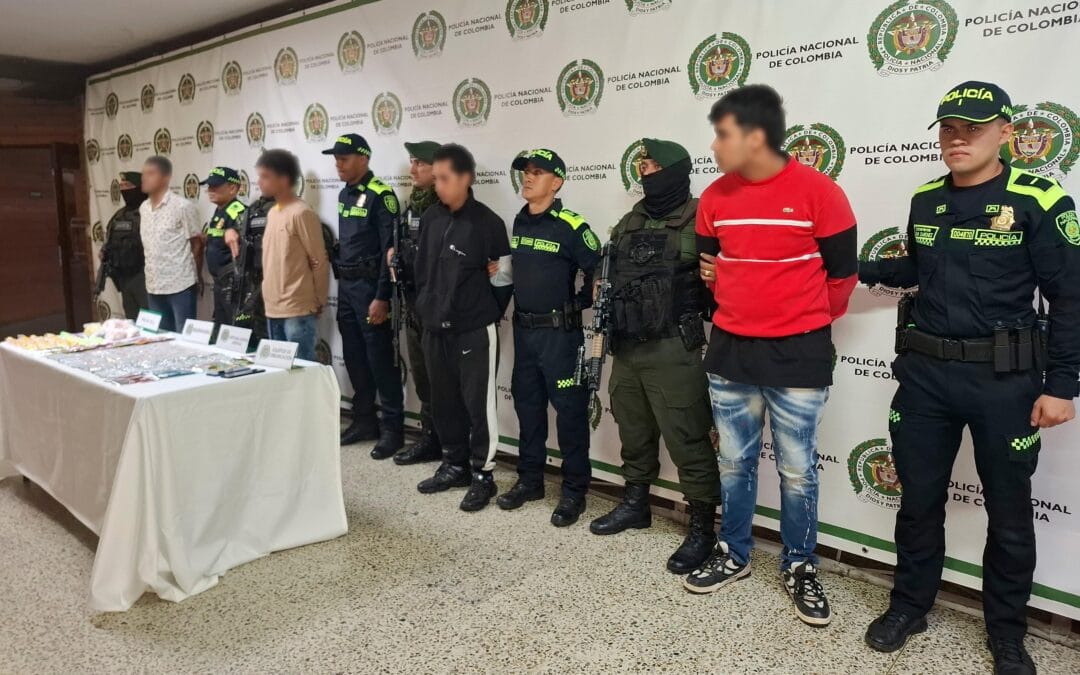 Capturan a 4 integrantes de “los Chatas” por homicidio en Barbosa, Antioquia