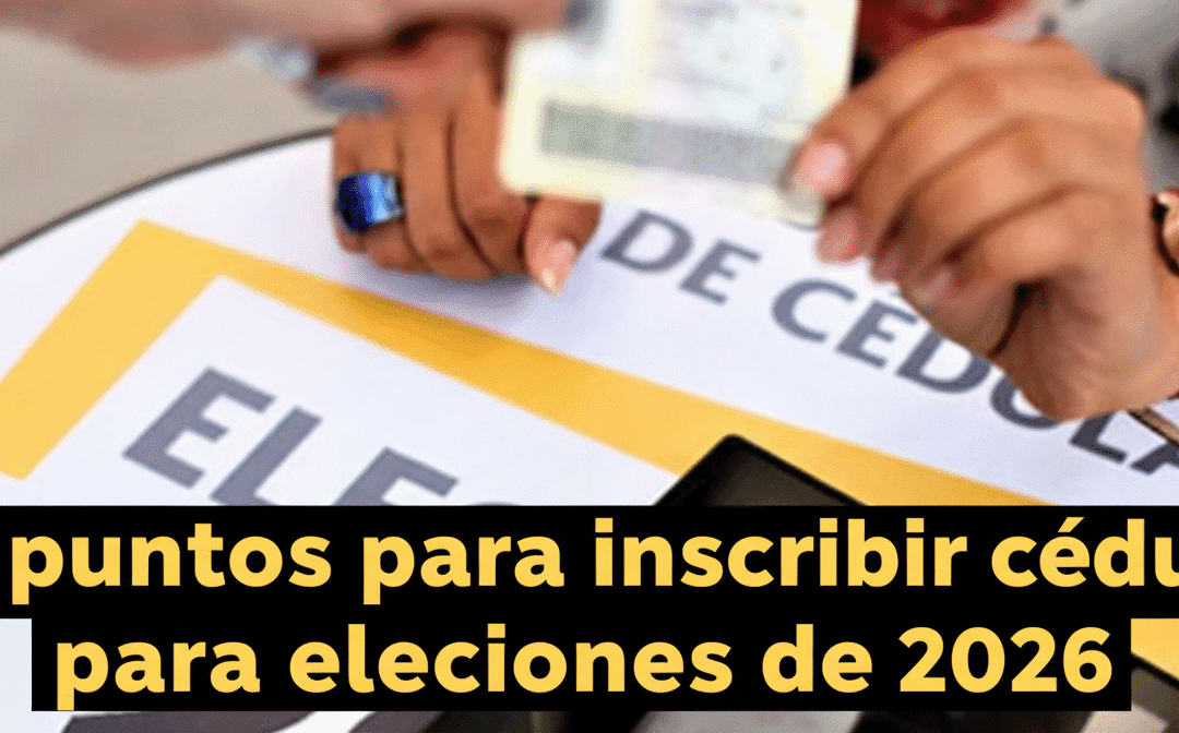 Registraduría habilita 400 puntos para inscripción de votantes en elecciones 2026