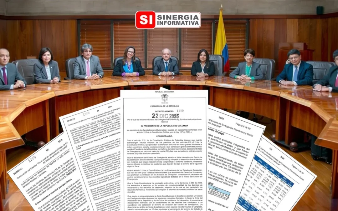 La Corte Constitucional suspendió provisionalmente el Decreto por el cual se declaró el Estado de Emergencia Económica y Social
