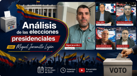 Polarización y voto indeciso marcarán la recta final presidencial en Colombia